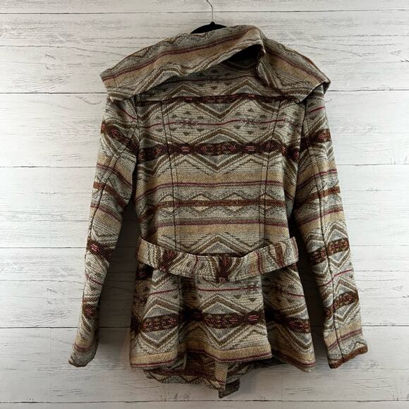 Daughters of the Liberation Aztec Double Breasted Coat Size M - Picture 2 of 10